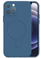 Mocco MagSilicone Soft Back Case Silicone Case for Apple iPhone 14 Plus Blue hinta ja tiedot | Puhelimen kuoret ja kotelot | hobbyhall.fi