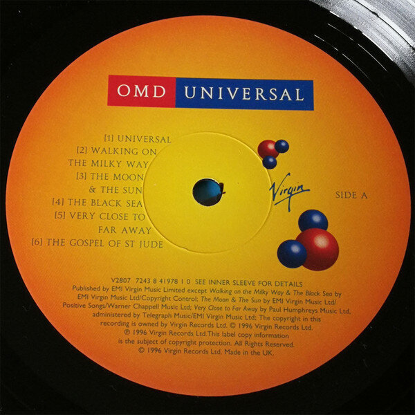 LP OMD (Orchestral Manoeuvres In The Dark) Universal (180, Remastered) Vinyylilevy hinta ja tiedot | Vinyylilevyt, CD-levyt, DVD-levyt | hobbyhall.fi