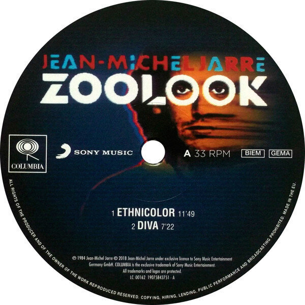 LP JEAN-MICHEL JARRE Zoolook Vinyylilevy hinta ja tiedot | Vinyylilevyt, CD-levyt, DVD-levyt | hobbyhall.fi