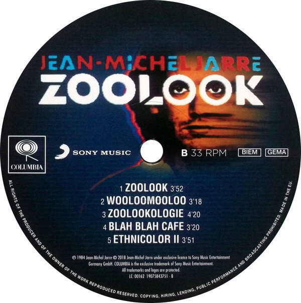 LP JEAN-MICHEL JARRE Zoolook Vinyylilevy hinta ja tiedot | Vinyylilevyt, CD-levyt, DVD-levyt | hobbyhall.fi