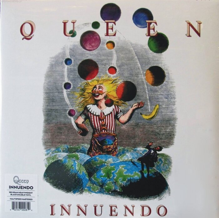 2LP QUEEN INNUENDO (Limited edition, 180g, Black Vinyl) Vinyylilevy hinta ja tiedot | Vinyylilevyt, CD-levyt, DVD-levyt | hobbyhall.fi