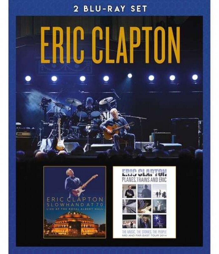 2 BLU-RAY DISC ERIC CLAPTON SLOWHAND AT 70: LIVE AT THE ROYAL ALBERT HALL + PLANES TRAINS AND ERIC Blu-ray Disc hinta ja tiedot | Vinyylilevyt, CD-levyt, DVD-levyt | hobbyhall.fi