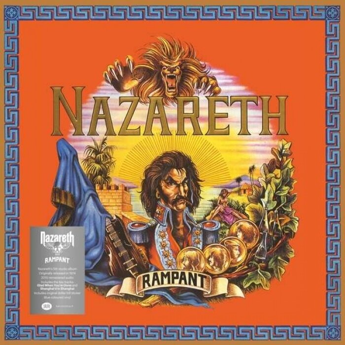 LP NAZARETH Rampant (Remastered, Blue Vinyl) Vinyylilevy hinta ja tiedot | Vinyylilevyt, CD-levyt, DVD-levyt | hobbyhall.fi