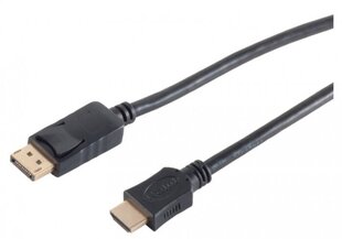 AMBERIN DisplayPort - HDMI, 1.0 m hinta ja tiedot | Kaapelit ja adapterit | hobbyhall.fi