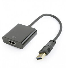 AMBERIN USB 3.0 A - HDMI, 15 cm hinta ja tiedot | Amberin Tietokoneet ja pelaaminen | hobbyhall.fi