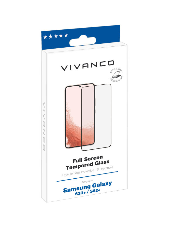 VIVANCO Galaxy S23+, S22+ full screen tempered glass hinta ja tiedot | Näytönsuojakalvot ja -lasit | hobbyhall.fi