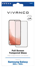 VIVANCO Galaxy S23+, S22+ full screen tempered glass hinta ja tiedot | Näytönsuojakalvot ja -lasit | hobbyhall.fi