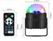 Disco-pallo, RGB-PROJEKTORI hinta ja tiedot | Lastenhuoneen valaisimet | hobbyhall.fi