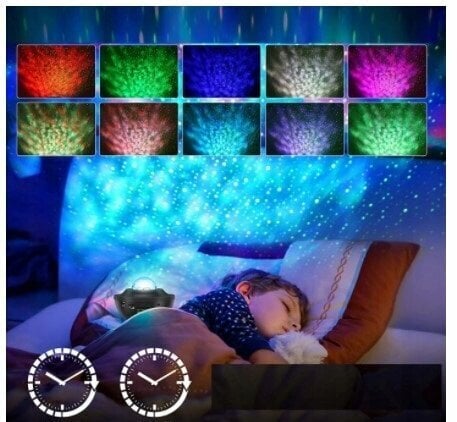 LED-projektorilamppu, diskopallo, tähtitaivas, + musiikkikaiutin hinta ja tiedot | Lastenhuoneen valaisimet | hobbyhall.fi