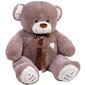 Nalle "I love you" 150 cm Harmaanruskea hinta ja tiedot | Pehmolelut | hobbyhall.fi