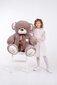 Nalle "I love you" 150 cm Harmaanruskea hinta ja tiedot | Pehmolelut | hobbyhall.fi