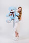 Nalle "I love you" 110 cm Vaaleansininen hinta ja tiedot | Pehmolelut | hobbyhall.fi