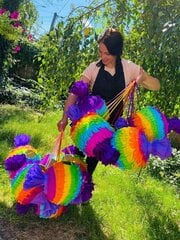 Piñata "karamelli" 30 cm x 85 cm hinta ja tiedot | Juhlakoristeet | hobbyhall.fi