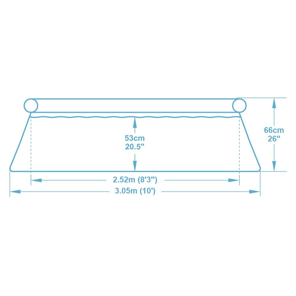 Lastenallas, 9in1, 305 x 66 cm. hinta ja tiedot | Uima-altaat | hobbyhall.fi