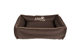Cazo Outdoor Bed Maxy ruskea sänky koirille 100x85cm hinta ja tiedot | Cazo Lemmikit | hobbyhall.fi