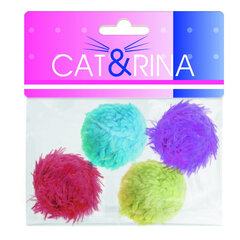Cat&Rina helisevät pallot kissoille 4kpl hinta ja tiedot | Cat&Rina Kissat | hobbyhall.fi