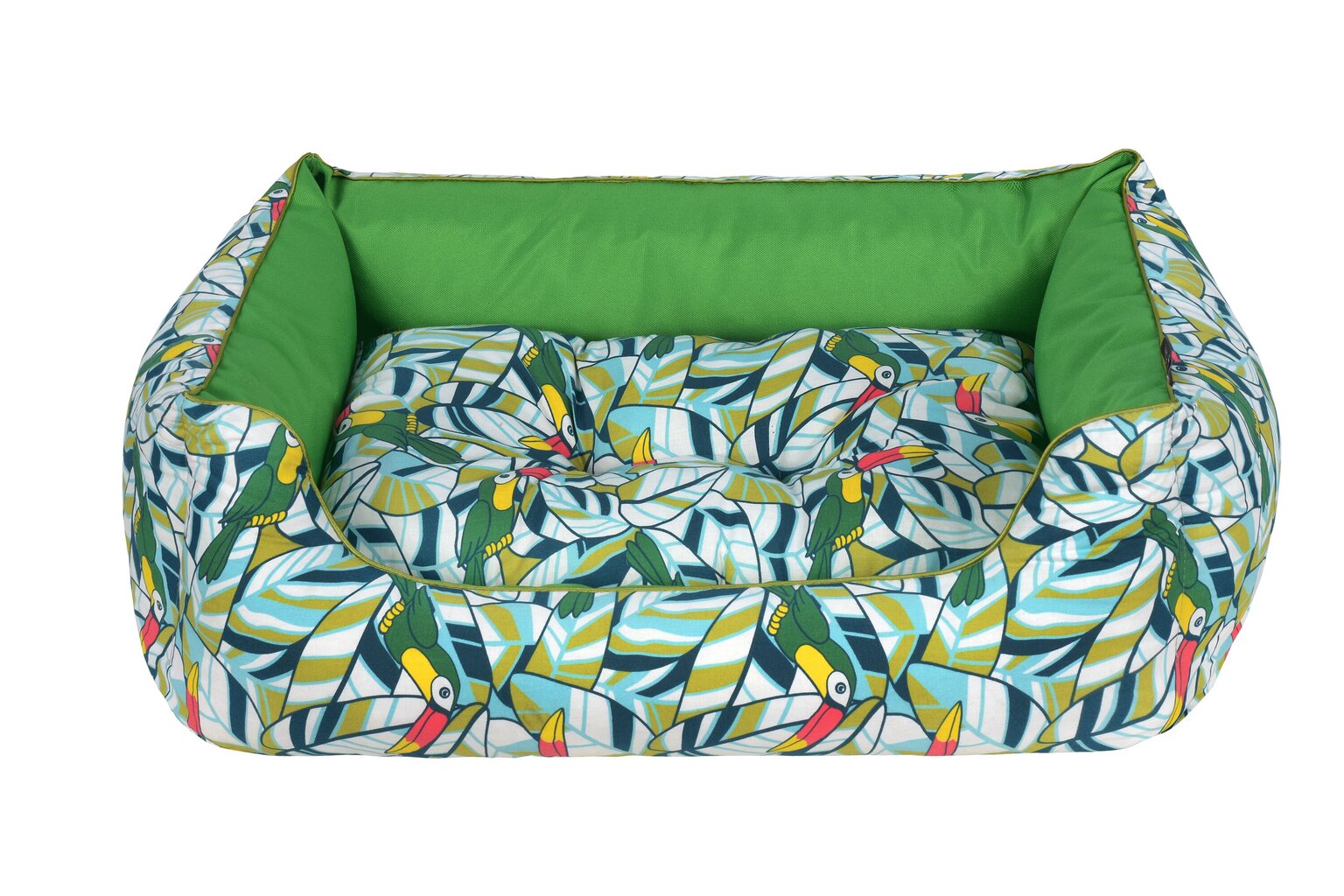 Cazo Soft Bed Cotton Toucan sänky koirille 95x75cm hinta ja tiedot | Pedit ja pesät | hobbyhall.fi