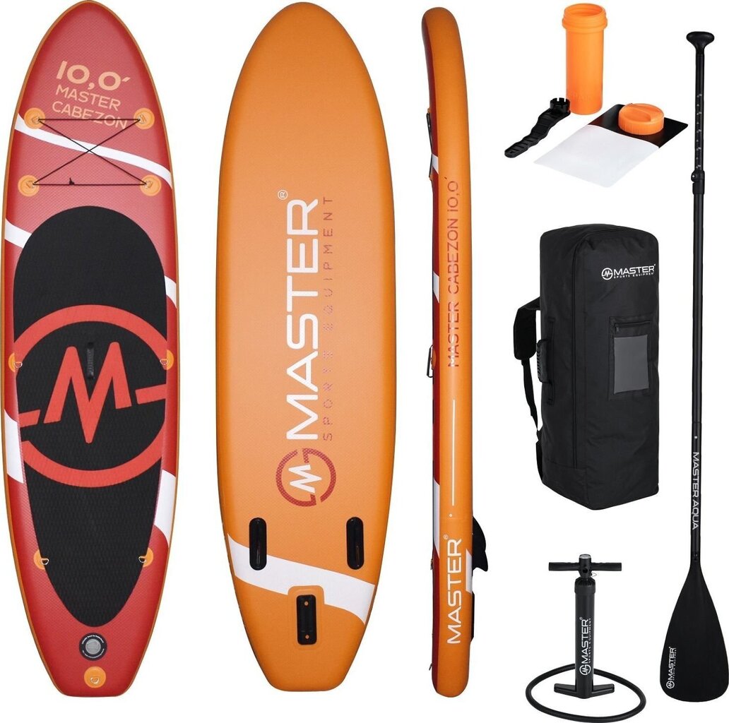 SUP-lauta Master Aqua Cabezon, oranssi hinta ja tiedot | SUP-laudat | hobbyhall.fi