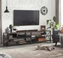 TV-pöytä 178 x 39 x 52 cm ruskea musta hinta ja tiedot | TV-tasot | hobbyhall.fi