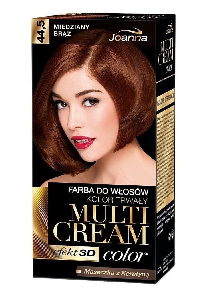 Joanna Multi Cream Color 100 ml, 44.5 Copper Blonde hinta ja tiedot | Hiusvärit | hobbyhall.fi
