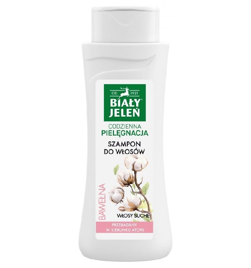 Shampoo kuiville hiuksille Bialy Jelen Bawełna 300 ml hinta ja tiedot | Shampoot | hobbyhall.fi
