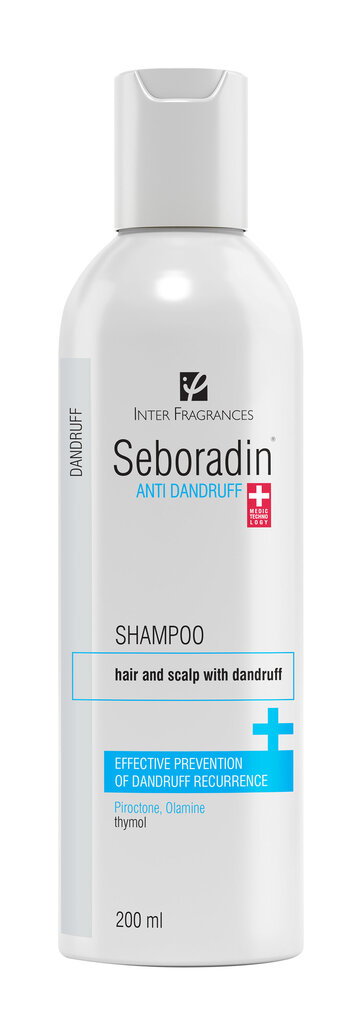 Seboradin Med hilseenestoshampoo, 200 ml hinta ja tiedot | Shampoot | hobbyhall.fi