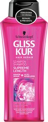 Hiusnaamio Schwarzkopf GLISS KUR Supreme Length 400 ml hinta ja tiedot | Gliss kur Hajuvedet ja kosmetiikka | hobbyhall.fi