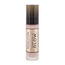 Makeup Revolution London Conceal & Glow, Nestemäinen meikkivoide, 23 g hinta ja tiedot | Meikkivoiteet ja puuterit | hobbyhall.fi