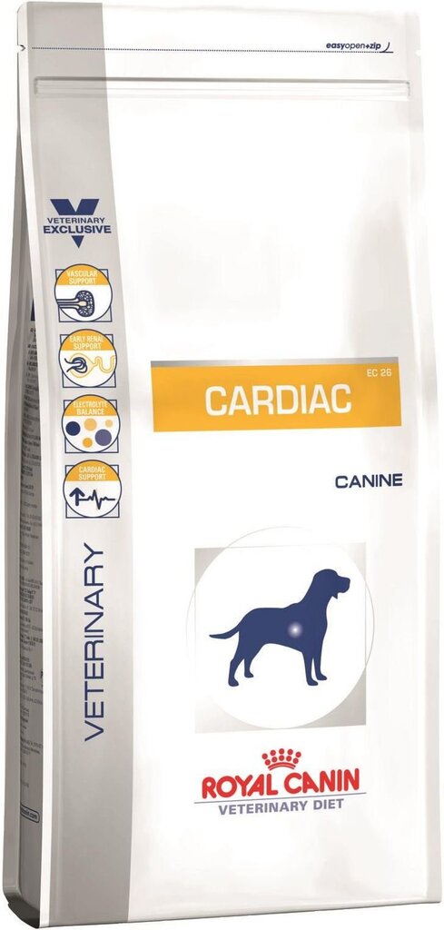 Royal Canin täysravinto sydämen vajaatoimintaa sairastaville Dog Early Cardiac, 14 kg hinta ja tiedot | Koiran kuivaruoka | hobbyhall.fi