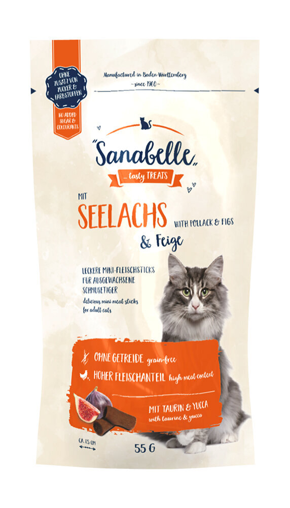 Sanabelle Adult Geflugel 2kg + 2 x Snack Lamb 55 g kissojen kuivaruokaa hinta ja tiedot | Kissan kuivaruoka | hobbyhall.fi