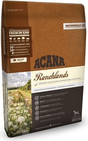 Acana Ranchlands Dog - 6 kg hinta ja tiedot | Koiran kuivaruoka | hobbyhall.fi