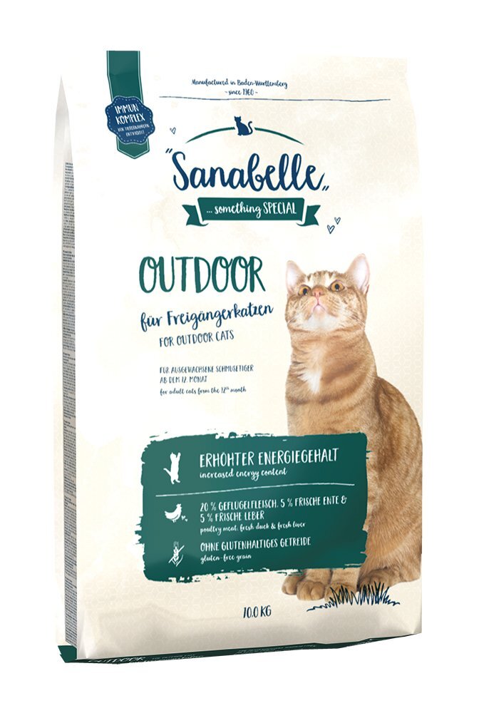Sanabelle Outdoor, Kissojen kuivaruoka 10kg hinta ja tiedot | Kissan kuivaruoka | hobbyhall.fi