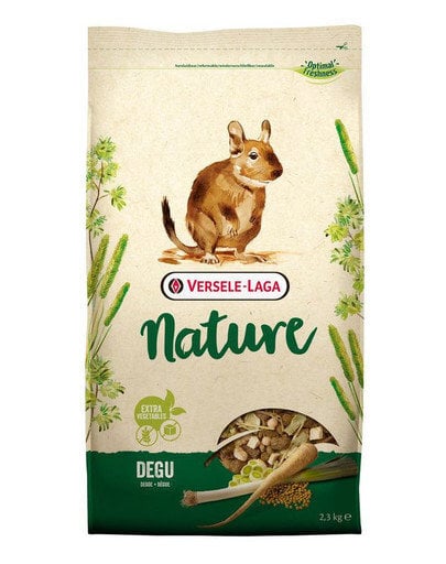 Versele Laga -täysravinto deguille Degu Nature, 2,3 kg hinta ja tiedot | Pieneläinten ruoat | hobbyhall.fi