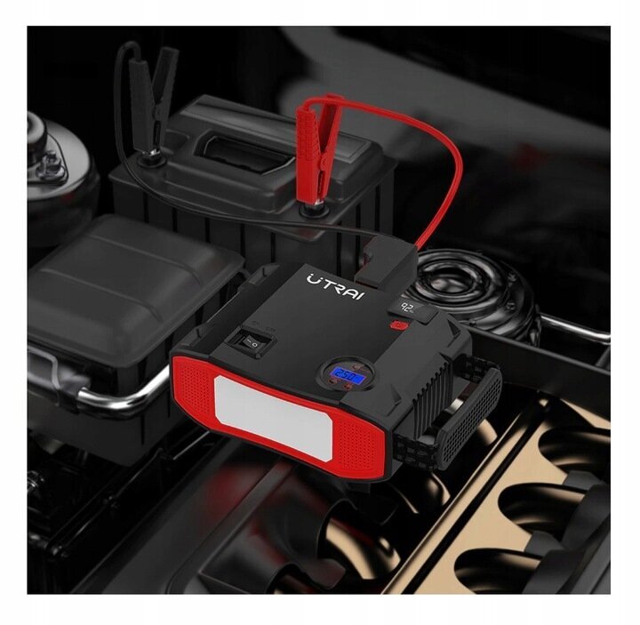 Power Bank Jump Starter Booster Kompressor Starter 24000mAh LED hinta ja tiedot | Auton akkulaturit | hobbyhall.fi