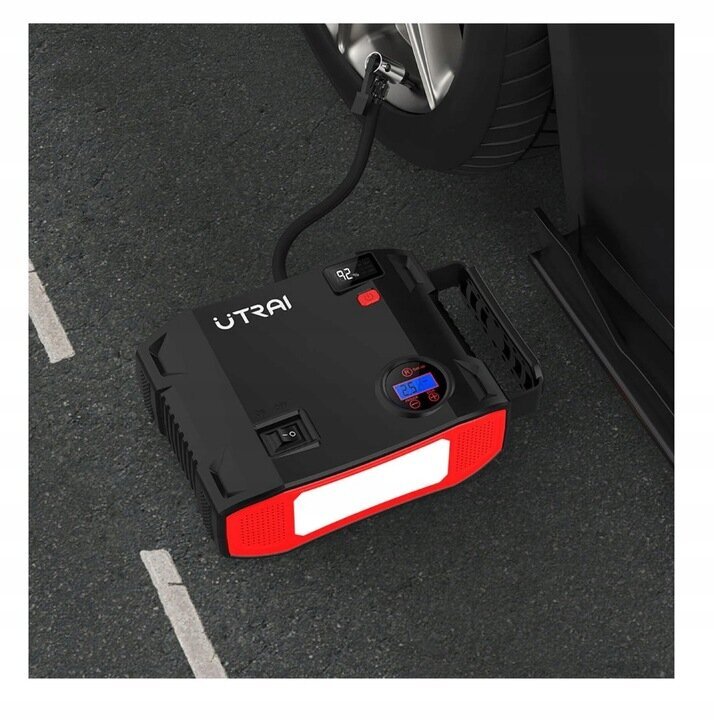 Power Bank Jump Starter Booster Kompressor Starter 24000mAh LED hinta ja tiedot | Auton akkulaturit | hobbyhall.fi