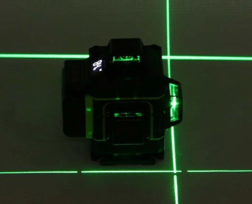 Lasertasomittari 16 laserviivaa 360 4D 30m hinta ja tiedot | Käsityökalut | hobbyhall.fi