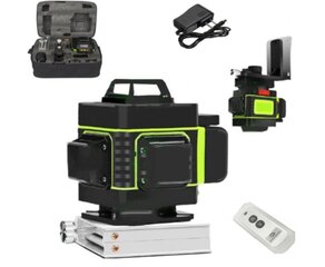 Lasertasomittari 16 laserviivaa 360 4D 30m hinta ja tiedot | Käsityökalut | hobbyhall.fi