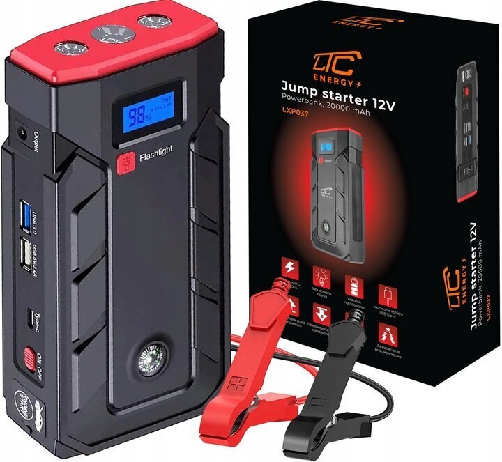 Akkulaturi Boster Jump Starter 20AH 12V hinta ja tiedot | Auton akkulaturit | hobbyhall.fi