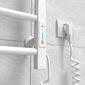 Sähköinen pyyhekuivain ajastimella Laris Alfa P6, 400x600, valkoinen, oikea "ECO" hinta ja tiedot | Kylpyhuoneen patterit ja pyyhekuivaimet | hobbyhall.fi