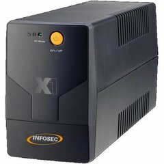 UPS INFOSEC X1 EX 700 musta 350 W hinta ja tiedot | UPS-laitteet | hobbyhall.fi