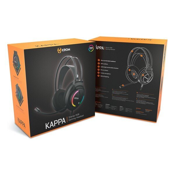 Krom Kappa RGB hinta ja tiedot | Kuulokkeet | hobbyhall.fi