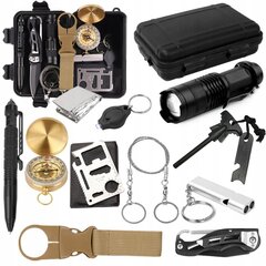 Survival Kit 10-IN-1 hinta ja tiedot | Monitoimityökalut ja veitset retkeilyyn | hobbyhall.fi