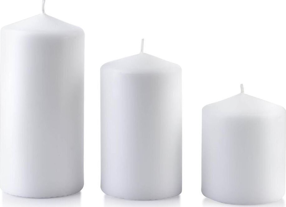 Kynttilä Classic Candles Ball White, 14 cm hinta ja tiedot | Kynttilät ja kynttilänjalat | hobbyhall.fi