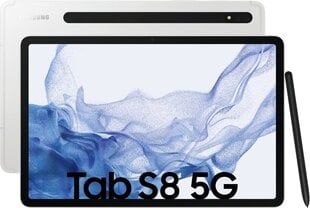 Samsung Galaxy Tab S8 5G 8/128GB SM-X706BZSAEUB hinta ja tiedot | Tabletit | hobbyhall.fi