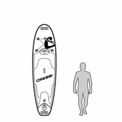 Tabla Paddle Surf Cressi-Sub Fluid 10,2”.NA021020 Sininen hinta ja tiedot | SUP-laudat | hobbyhall.fi