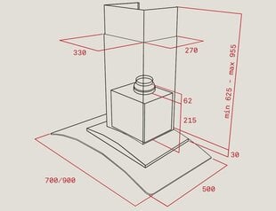 Teka NC985 hinta ja tiedot | Liesituulettimet | hobbyhall.fi