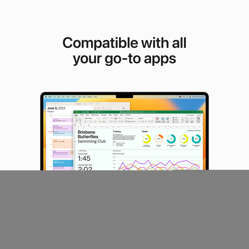 Macbook Air 15” Apple M2 8C CPU, 10C GPU/8GB/256GB SSD/Starlight/SWE - MQKU3KS/A hinta ja tiedot | Kannettavat tietokoneet | hobbyhall.fi