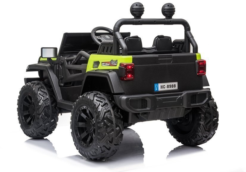 Jeep HC8988, sähköauto lapsille, vihreä hinta ja tiedot | Lasten sähköautot | hobbyhall.fi