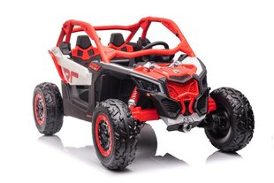 Kaksoissähköauto lapsille Buggy DK-CA001, punainen hinta ja tiedot | Lasten sähköautot | hobbyhall.fi