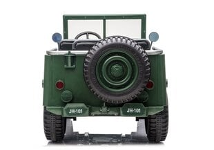 Jeep JH101, 4x4, vihreä hinta ja tiedot | Lasten sähköautot | hobbyhall.fi